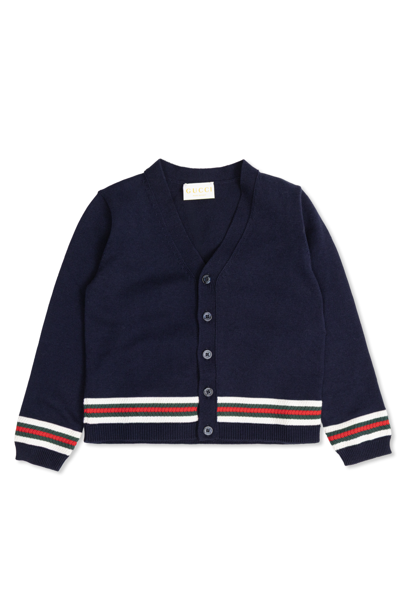 Navy blue Cotton cardigan Gucci Kids - Vitkac Australia